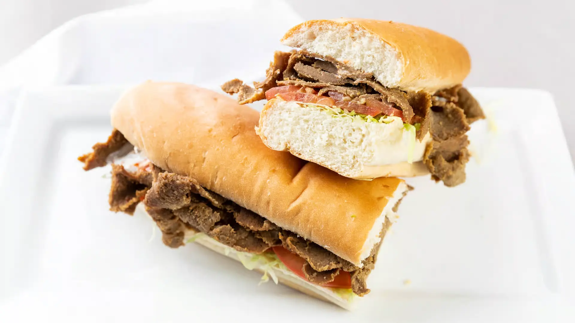 Classic donair sub at Subs N Such in Calgary, AB